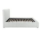 Temple &amp; Webster Natural Cora Boucle Bed