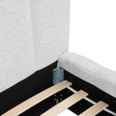 Temple &amp; Webster Natural Cora Boucle Bed