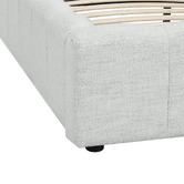 Temple &amp; Webster Natural Cora Boucle Bed