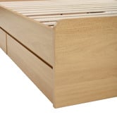 Temple &amp; Webster Meeka Bed Frame with Underbed Drawers