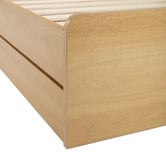 Temple &amp; Webster Meeka Bed Frame with Underbed Drawers