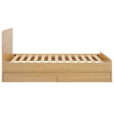 Temple &amp; Webster Meeka Bed Frame with Underbed Drawers