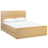 Temple &amp; Webster Meeka Bed Frame with Underbed Drawers