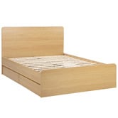 Temple &amp; Webster Meeka Bed Frame with Underbed Drawers