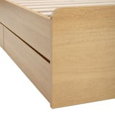 Temple &amp; Webster Meeka Bed Frame with Underbed Drawers