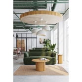 Temple &amp; Webster Anika Round Mango Wood Coffee Table