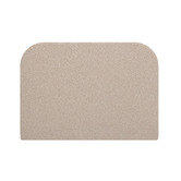 Temple &amp; Webster Sand Alpha Chenille Bedhead