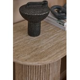 Temple &amp; Webster Tilly Travertine-Look Console Table