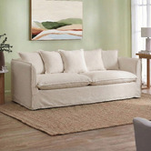 Temple &amp; Webster Montauk 3 Seater Slipcover Sofa