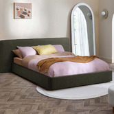 Temple &amp; Webster Lofty Upholstered Queen Bed