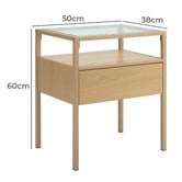 Temple &amp; Webster Laney Bedside Table