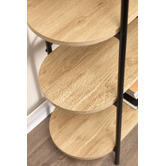 Temple &amp; Webster Brooke 5 Tier Curved Bookcase