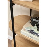 Temple &amp; Webster Brooke 5 Tier Curved Bookcase