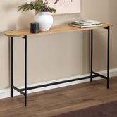 Temple &amp; Webster 140cm Brooke Curved Console Table