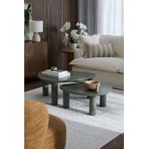 Temple &amp; Webster 2 Piece Nolan Nesting Coffee Table Set