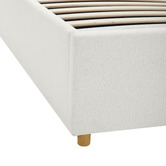 Temple &amp; Webster Cloud Boucle Gas Lift Bed