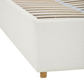 Temple &amp; Webster Cloud Boucle Gas Lift Bed