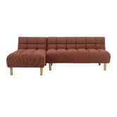 Temple &amp; Webster Dylan 4 Seater Chenille Sofa Bed with Reversible Chaise