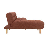 Temple &amp; Webster Dylan 4 Seater Chenille Sofa Bed with Reversible Chaise