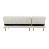 Temple &amp; Webster Dylan 4 Seater Chenille Sofa Bed with Reversible Chaise