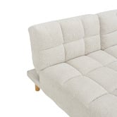 Temple &amp; Webster Dylan 4 Seater Chenille Sofa Bed with Reversible Chaise