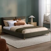 Temple &amp; Webster Morgan Upholstered Bed