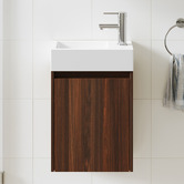 Temple &amp; Webster Havana 400mm Wall Hung Single Vanity with Integrated Basin