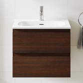 Temple &amp; Webster Havana 600mm Wall Hung Single Vanity with Integrated Basin