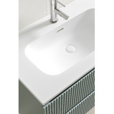 Temple &amp; Webster Panama 800mm Wall Hung Single Vanity with Integrated Basin