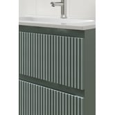 Temple &amp; Webster Panama 800mm Wall Hung Single Vanity with Integrated Basin