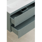Temple &amp; Webster Panama 800mm Wall Hung Single Vanity with Integrated Basin