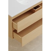 Temple &amp; Webster Havana 1200mm Wall Hung Single Vanity with Integrated Basin