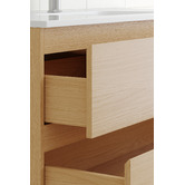 Temple &amp; Webster Havana 1200mm Wall Hung Single Vanity with Integrated Basin