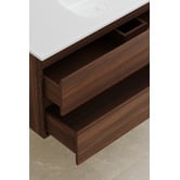 Temple &amp; Webster Havana 1200mm Wall Hung Single Vanity with Integrated Basin