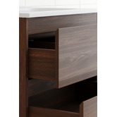 Temple &amp; Webster Havana 600mm Wall Hung Single Vanity with Integrated Basin