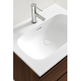Temple &amp; Webster Havana 600mm Wall Hung Single Vanity with Integrated Basin