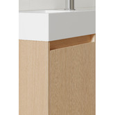Temple &amp; Webster Havana 400mm Wall Hung Single Vanity with Integrated Basin