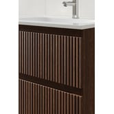 Temple &amp; Webster Panama 600mm Wall Hung Single Vanity with Integrated Basin