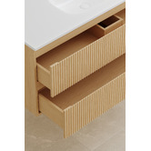 Temple &amp; Webster Panama 1200mm Wall Hung Single Vanity with Integrated Basin