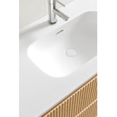 Temple &amp; Webster Panama 1200mm Wall Hung Single Vanity with Integrated Basin