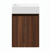 Temple &amp; Webster Havana 400mm Wall Hung Single Vanity with Integrated Basin