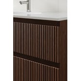 Temple &amp; Webster Panama 1200mm Wall Hung Single Vanity with Integrated Basin