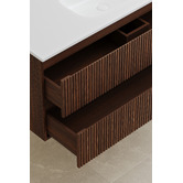 Temple &amp; Webster Panama 1200mm Wall Hung Single Vanity with Integrated Basin