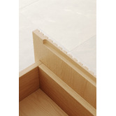 Temple &amp; Webster Panama 800mm Wall Hung Single Vanity with Integrated Basin