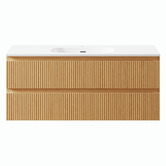 Temple &amp; Webster Panama 1200mm Wall Hung Single Vanity with Integrated Basin