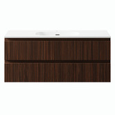Temple &amp; Webster Panama 1200mm Wall Hung Single Vanity with Integrated Basin