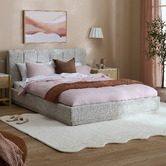 Temple &amp; Webster Natural Renee Queen Bed