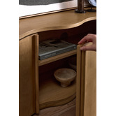Temple &amp; Webster Winnie Wavy 2 Door TV Unit