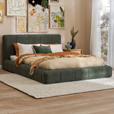Temple &amp; Webster Coco Upholstered Bed