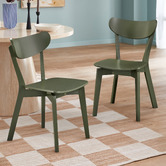 Temple &amp; Webster Larsen Wooden Dining Chairs